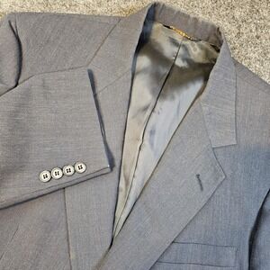 Talbot Jaimes Men's 44S Gray Sport Coat Blazer 2 Button Notch Lapel Suit Jacket